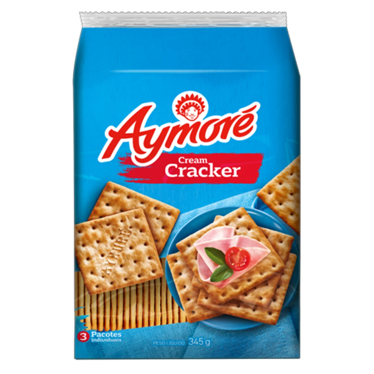 Aymore biscoito cream cracker 345g