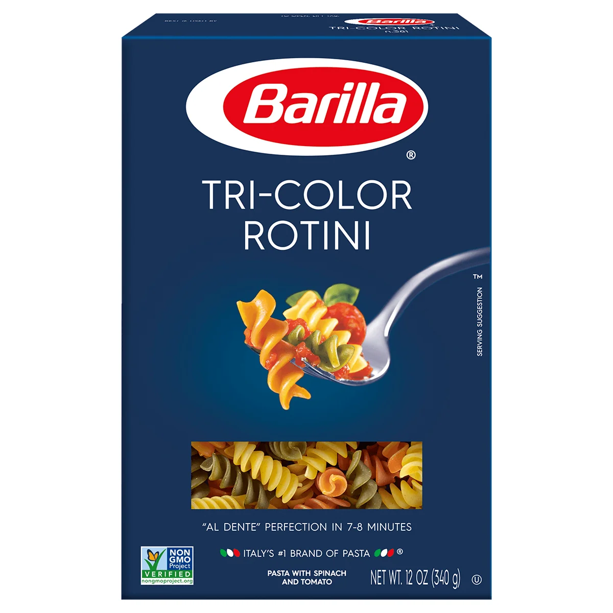 Barilla Tri Color Rotini 12oz