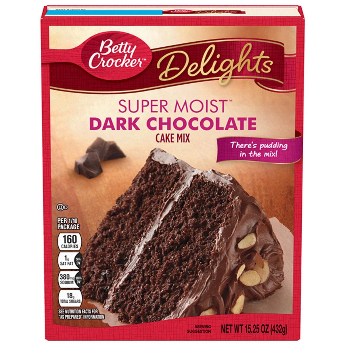 Betty Crocker Dark Choc. Cake Mix 15.25o