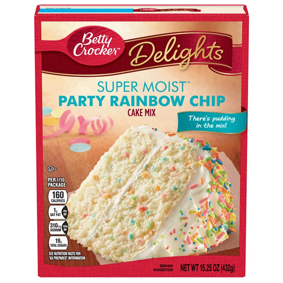 Betty Crocker Party Rainbow Chip 13.25