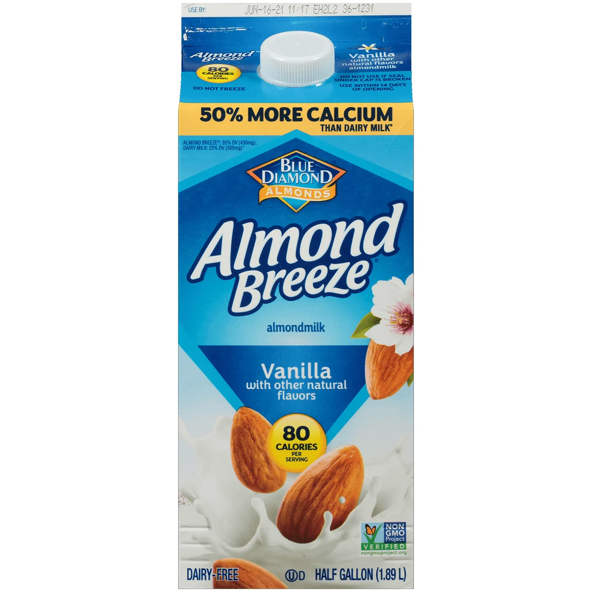 Blue Diamond Almond Brze Vanilla Milk 64floz