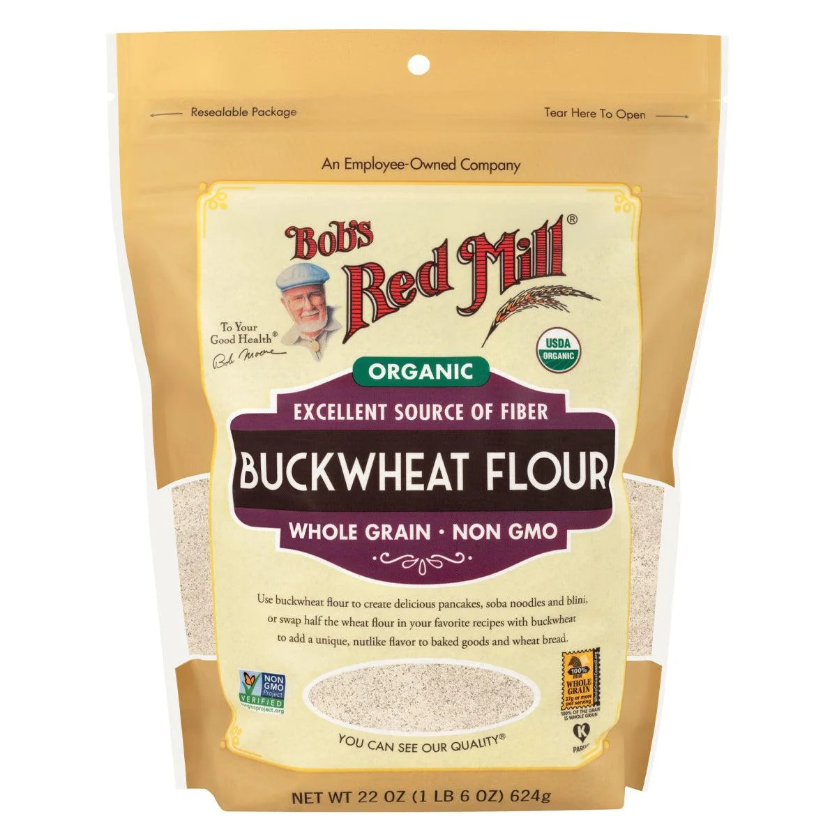 Bobs Red Mill Organic Buckwheat Flour 22