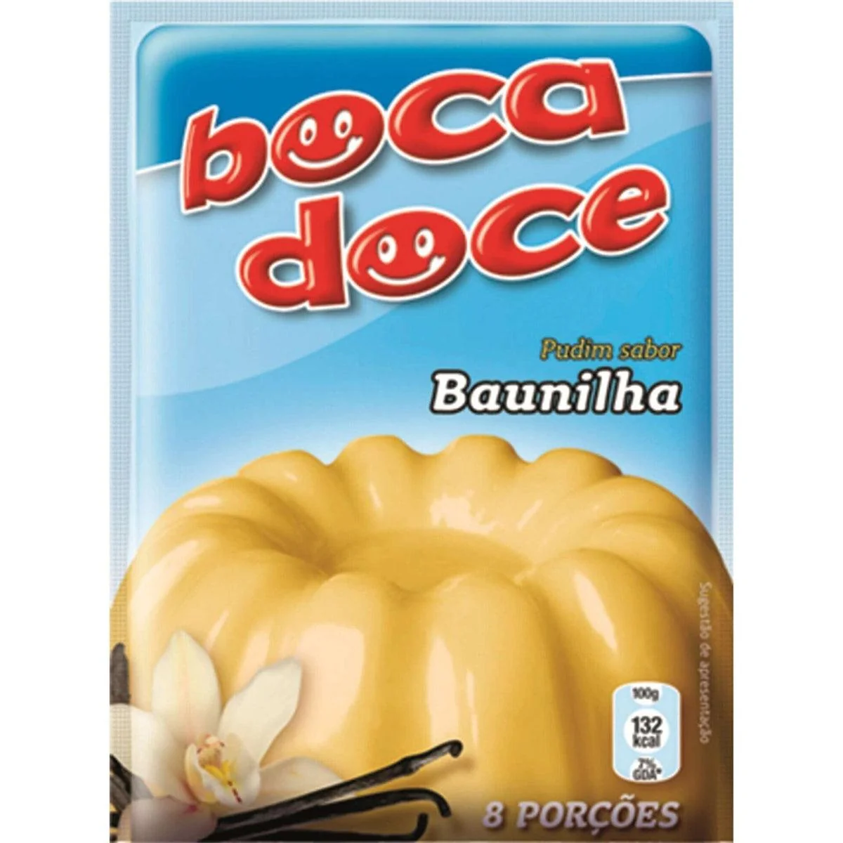 Boca Doce Baunilha Pudim 22g
