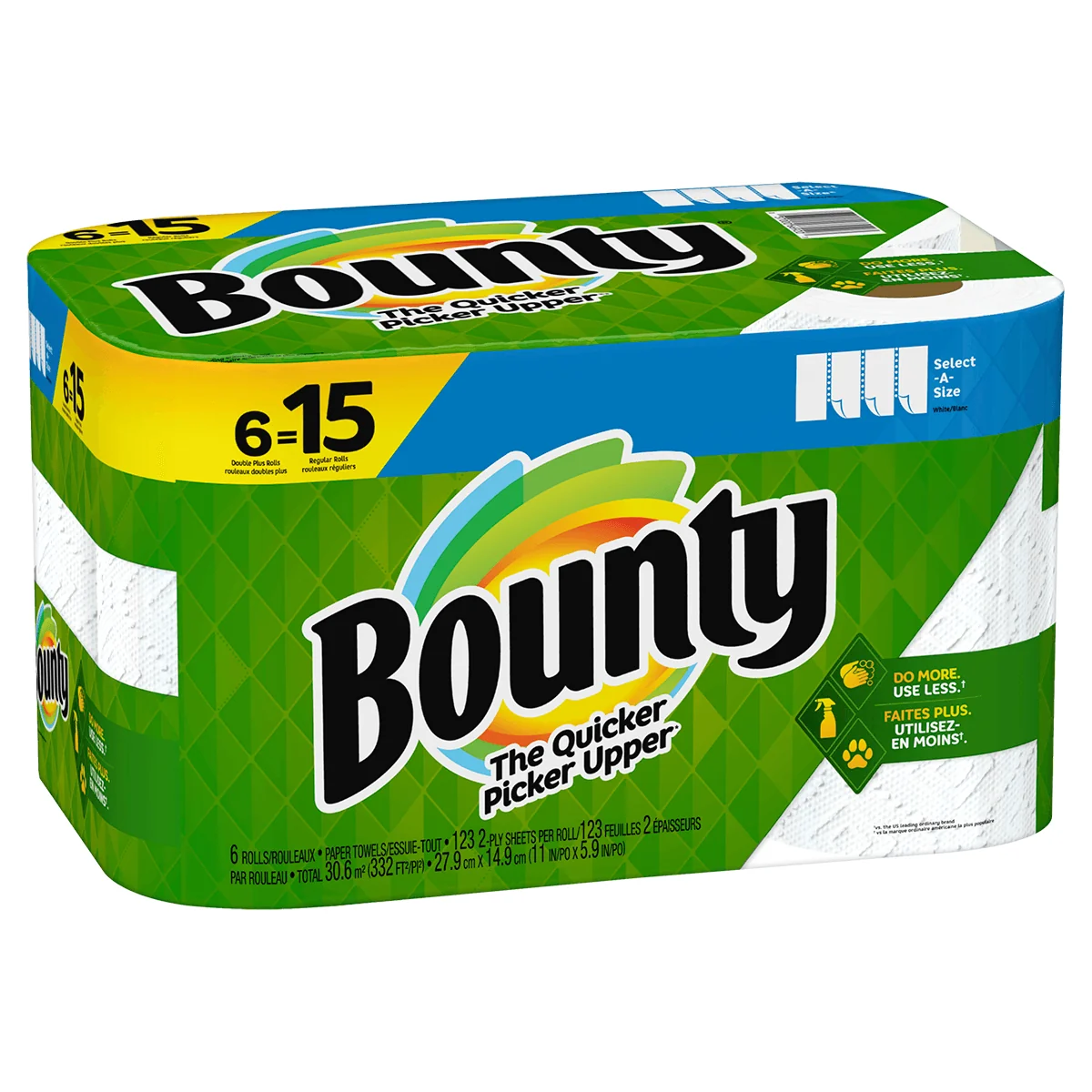 Bounty Paper Towels SAS White 6Roll