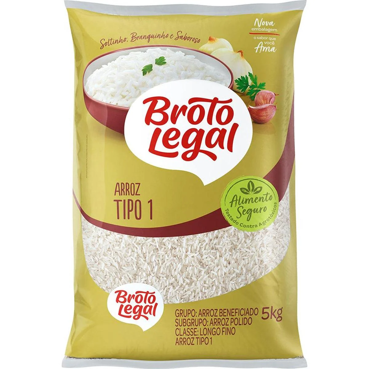 Broto Legal Arroz Branco Fino 5kg