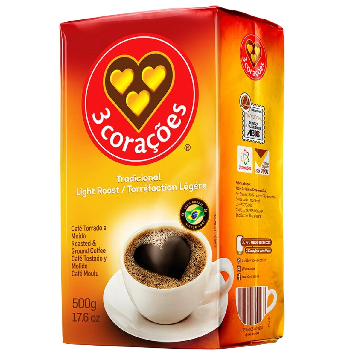 3Coracoes Cafe Tradicional 500g