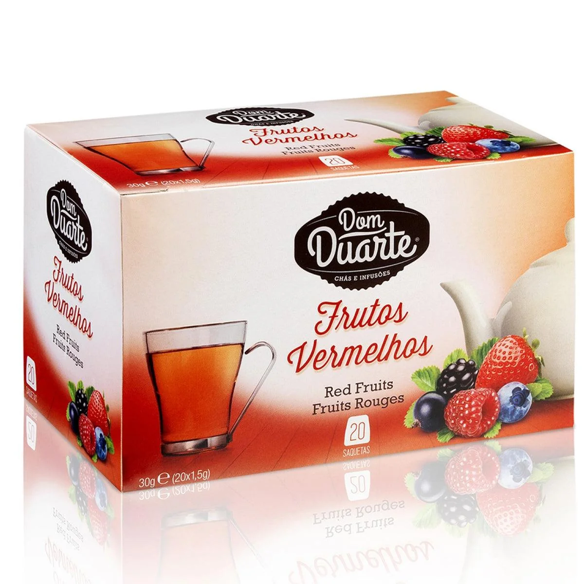 Cha de Frutos Vermelhos Dom Duarte 20ct 30g