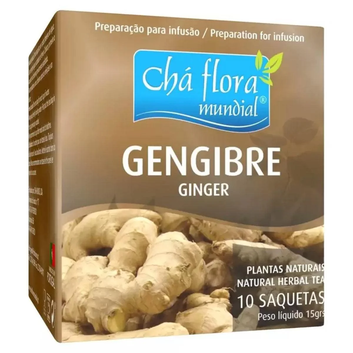 Cha de Gengibre Raiz Flora 10ct