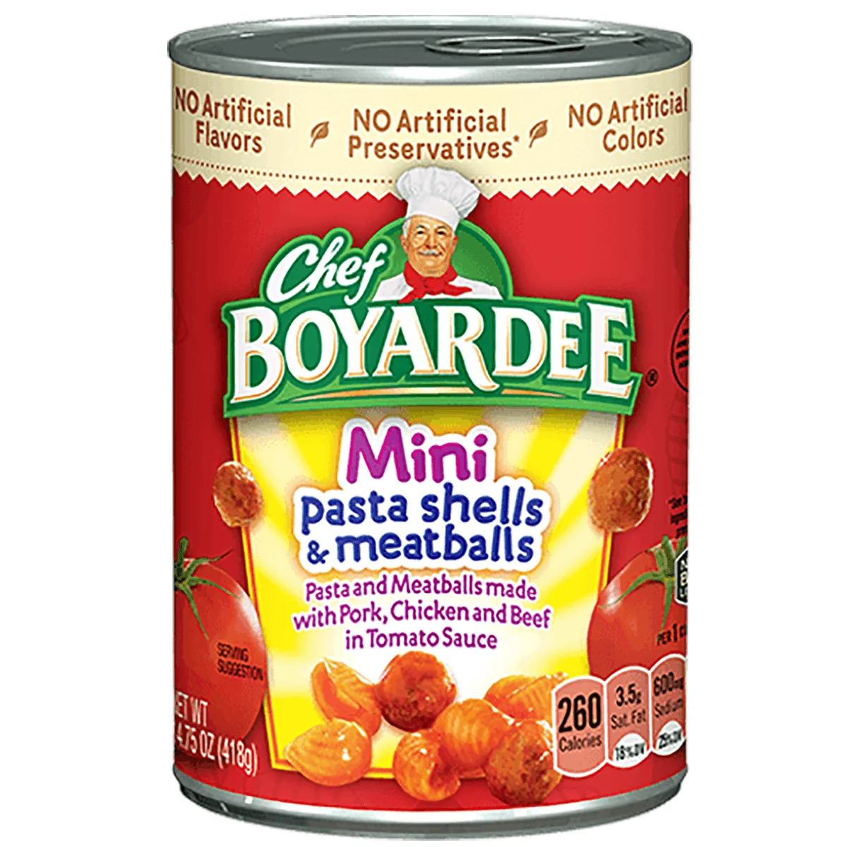Chef Boyardee Micro Mini Shells/Meatball