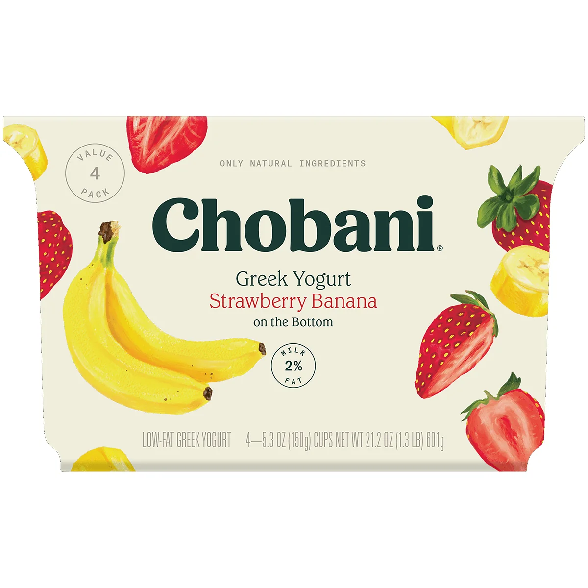 Chobani St/Banana Grk Yog 4PK