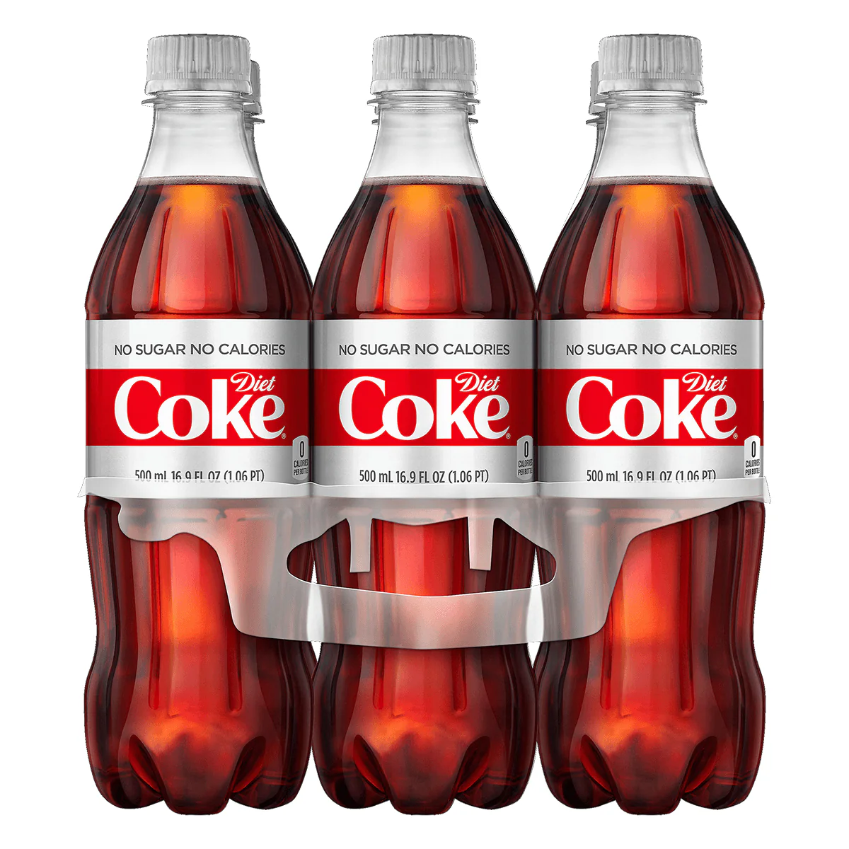 Coke Diet Soda Bottle 6PK