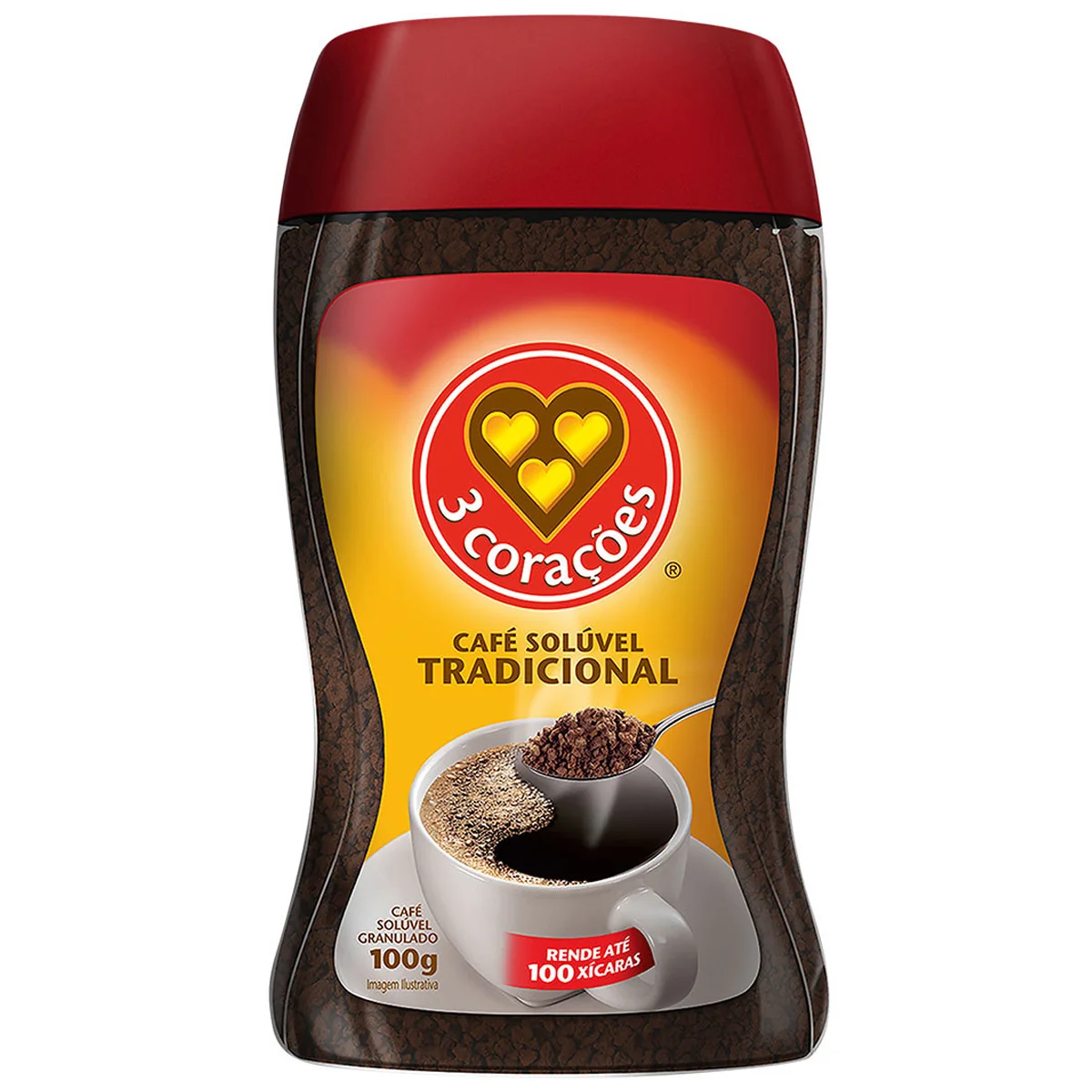 3Coracoes Café Soluvel Tradicional 200g