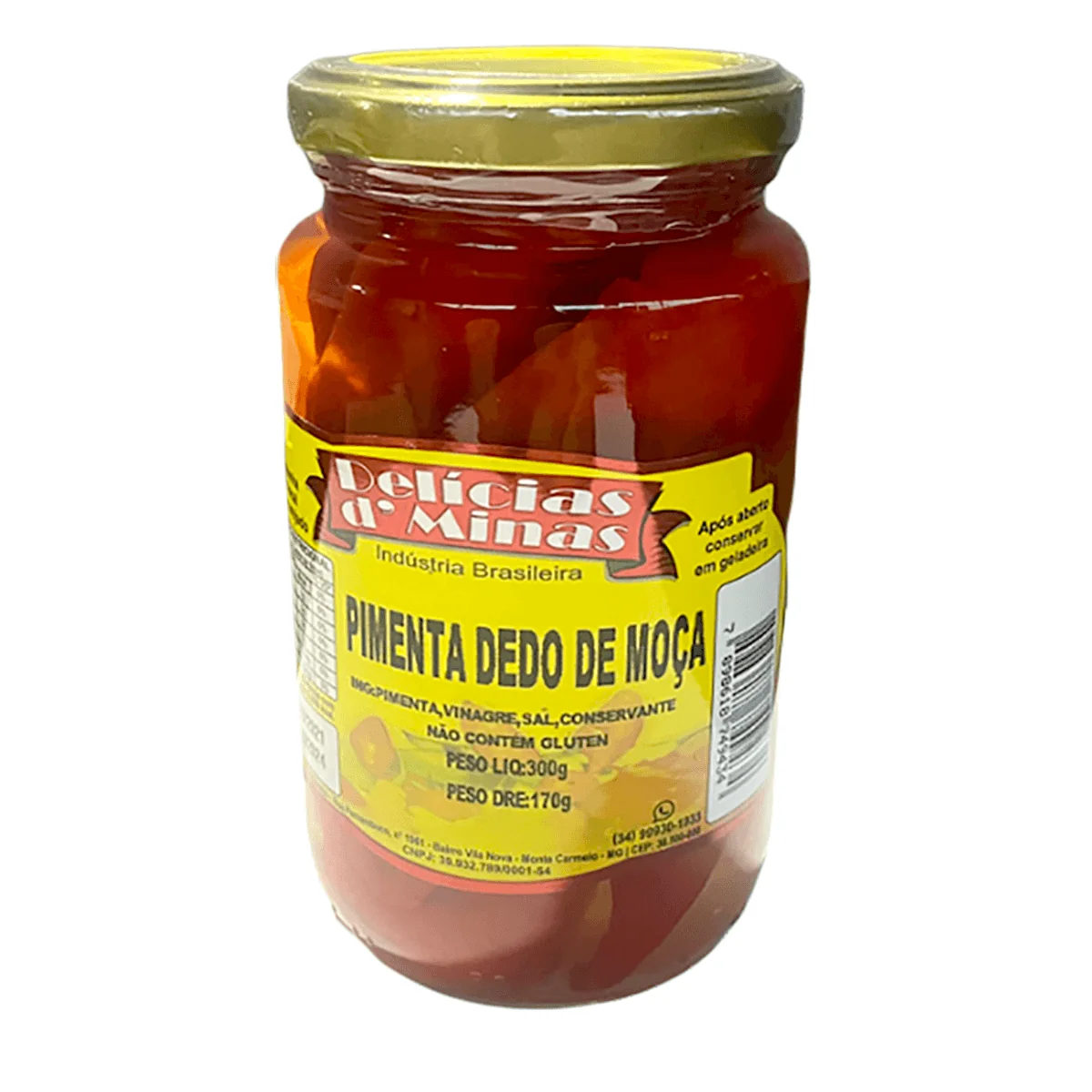 Delicia de Minas Pimenta Dedo de Moca 300g