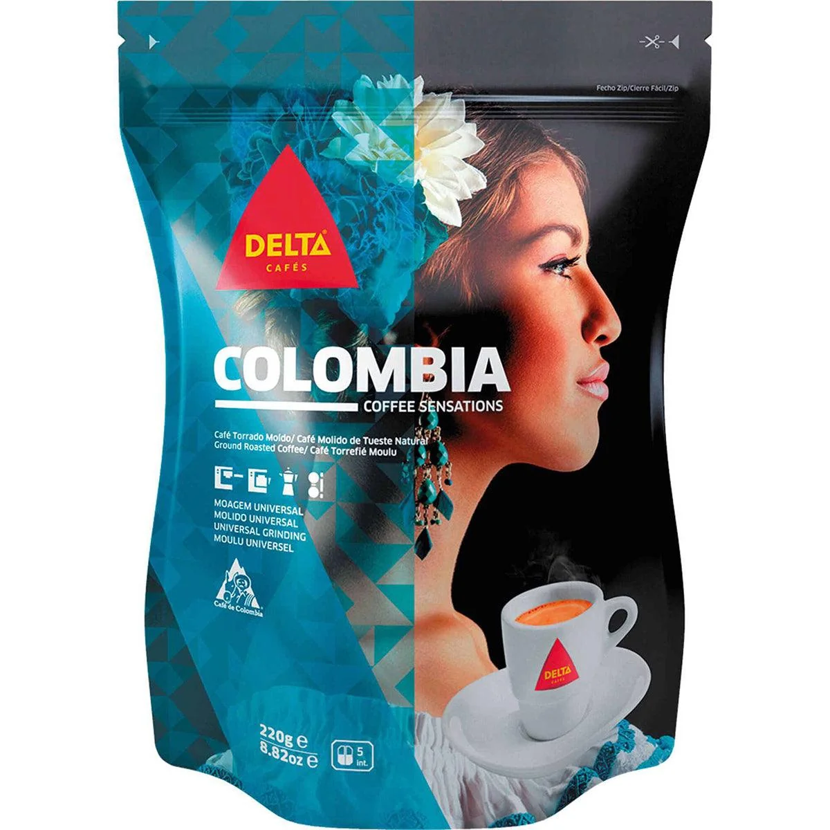 Delta Cafe Colombia Bag 220g