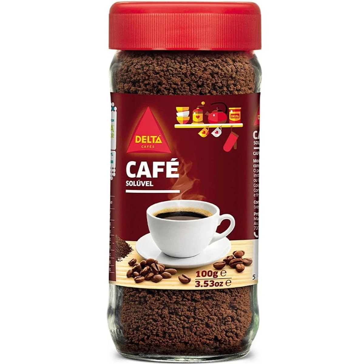 Delta Cafe Soluvel Glass 100g
