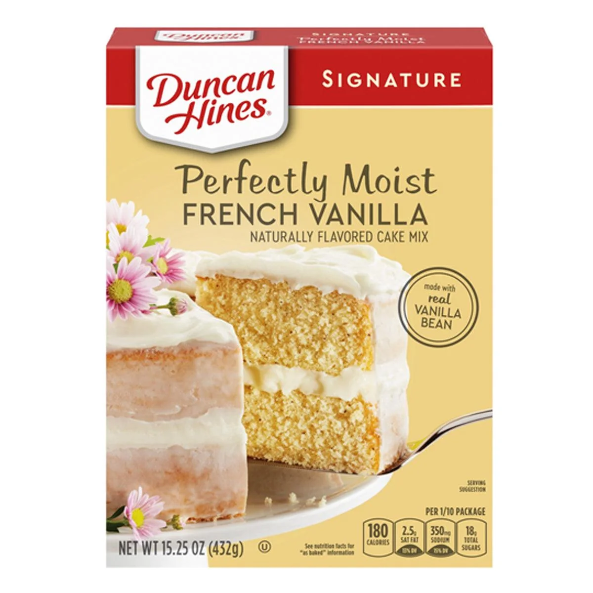 Duncan Hines French Vanilla Cake Mix 15.