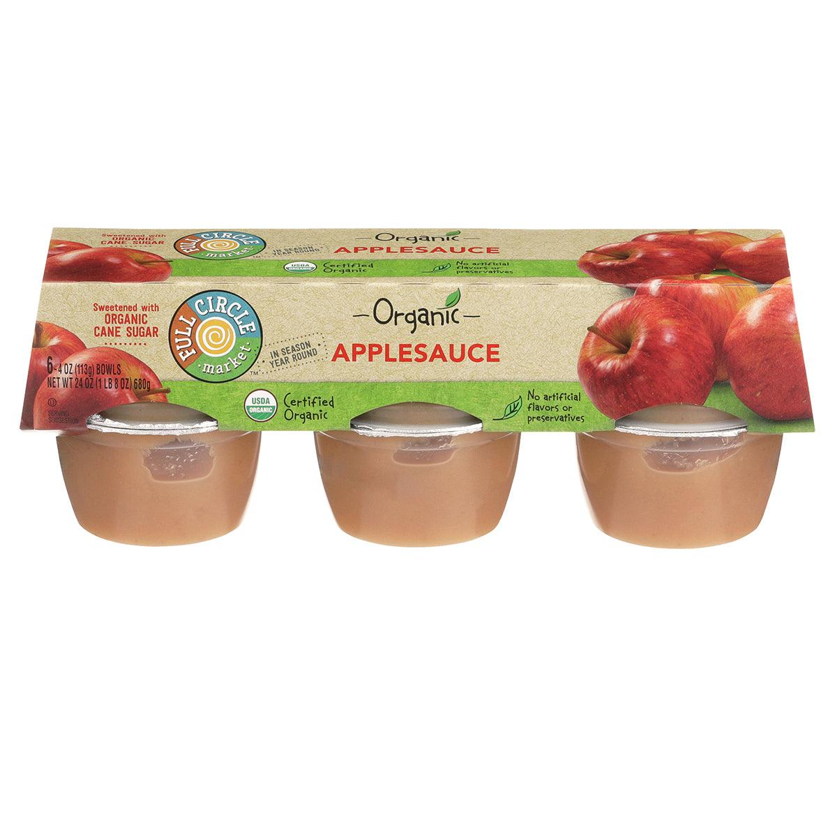 Full Circle Organic Sweetened Applesauce