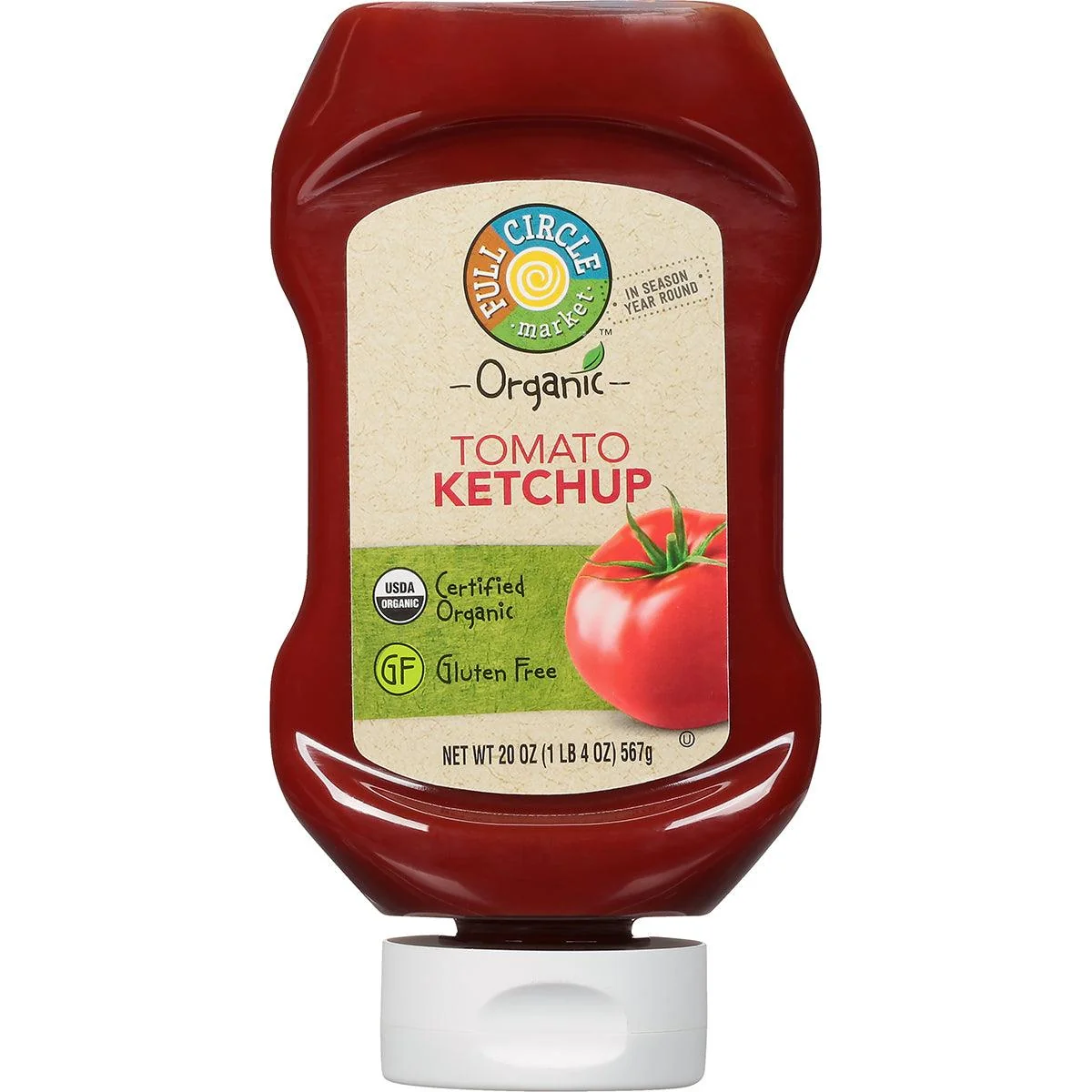 Full Circle Organic Tomato Ketchup 20oz