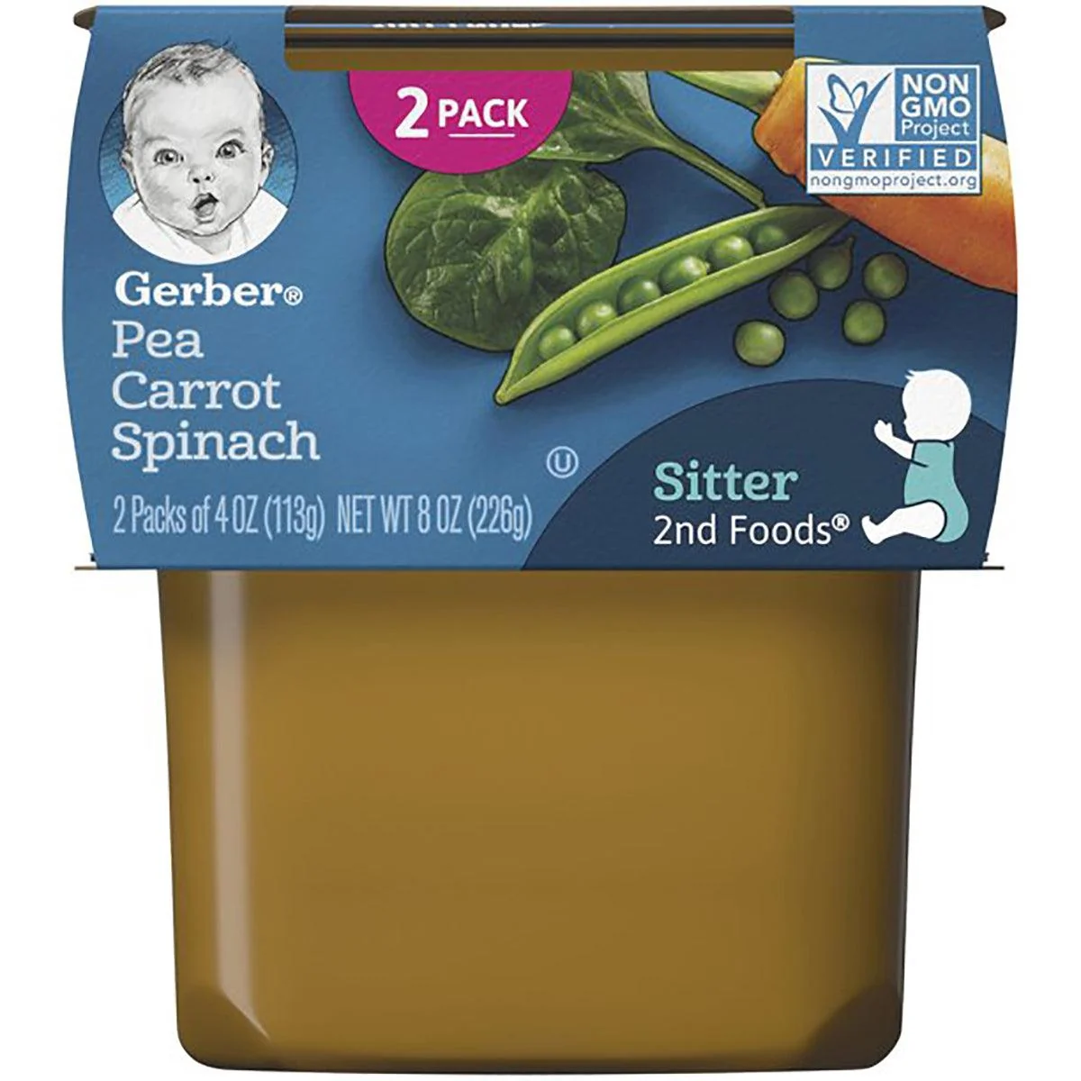 Gerber 2nd Stg Garden Vegetable 2pk