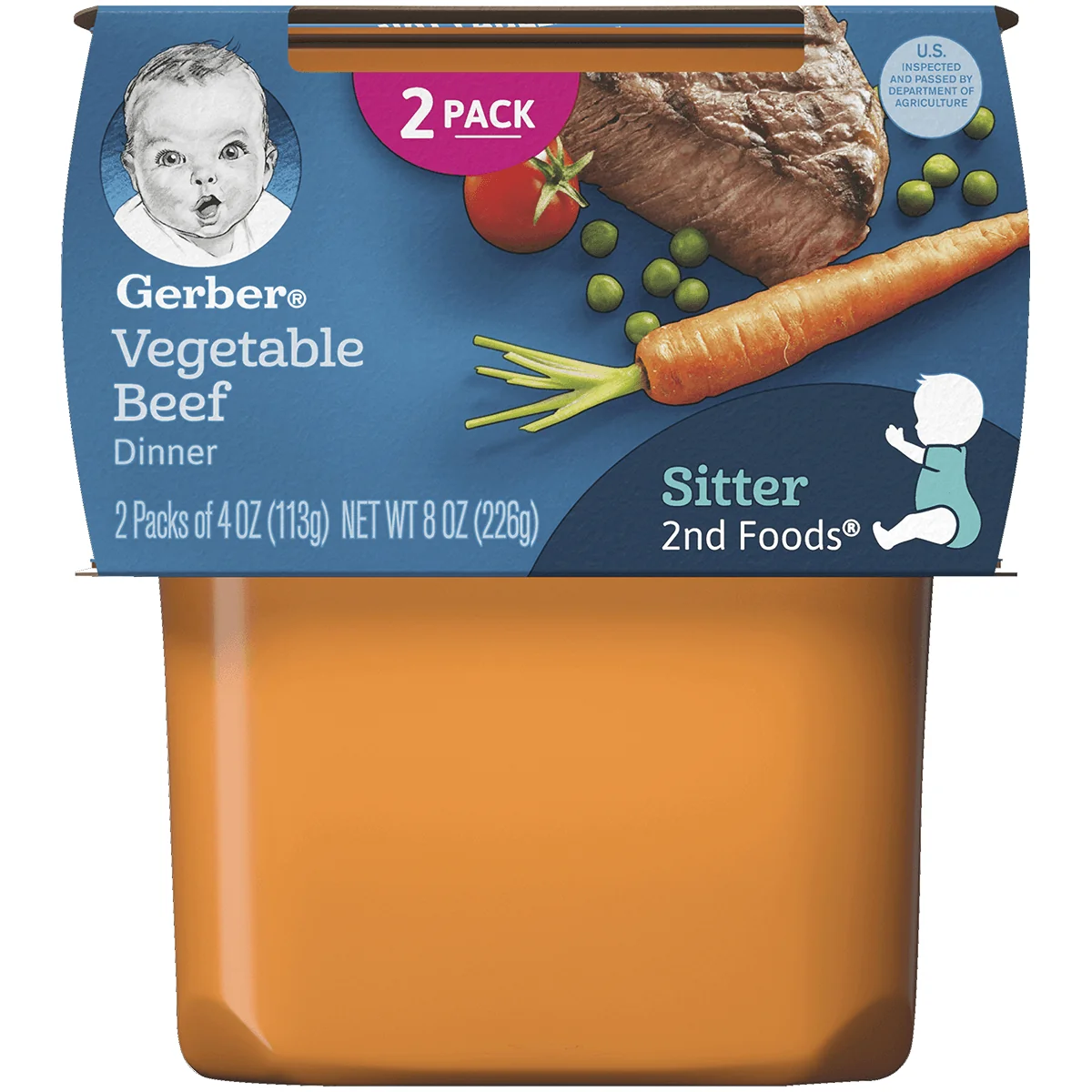 Gerber 2nd Stg NS Veg. Beef