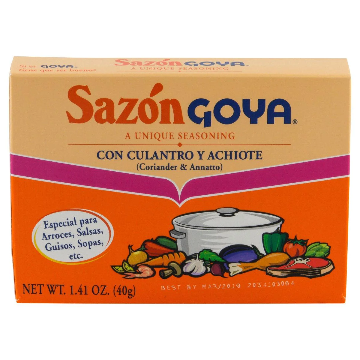 Goya Coriander+Annato Sazon 1.41oz