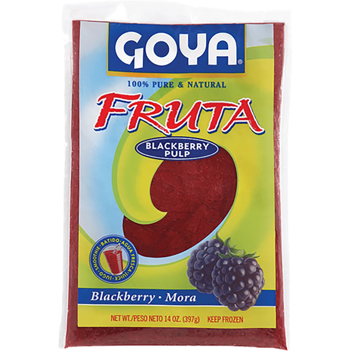 Goya Frozen Mora Pulp 397g