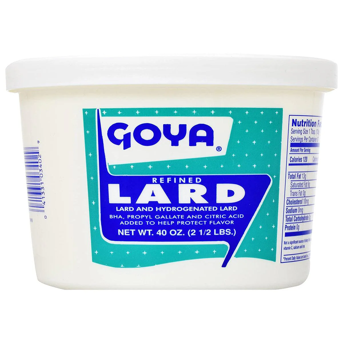 Goya Lard 2.5lb