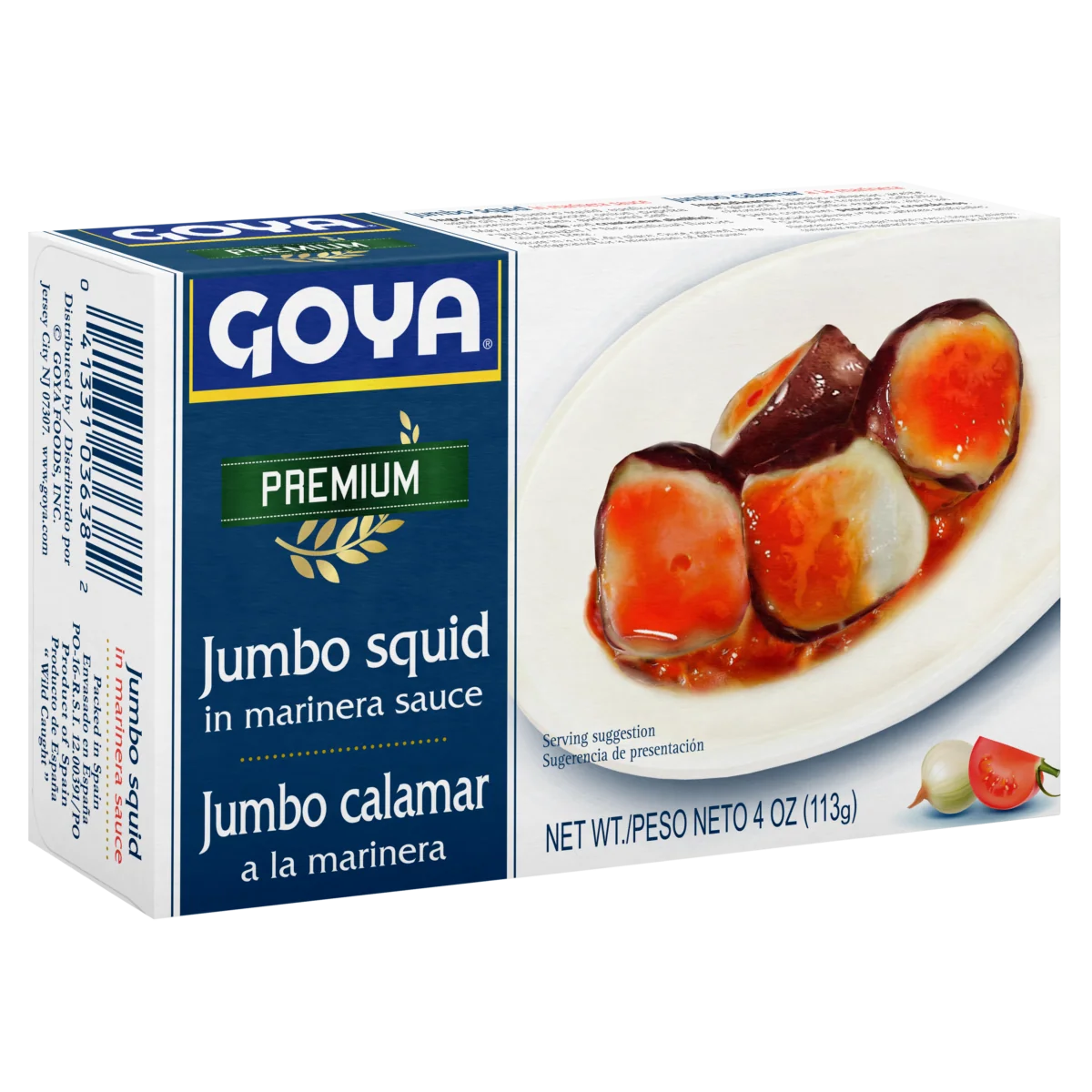 Goya Jumbo Squid in Marinera Sauce 4oz