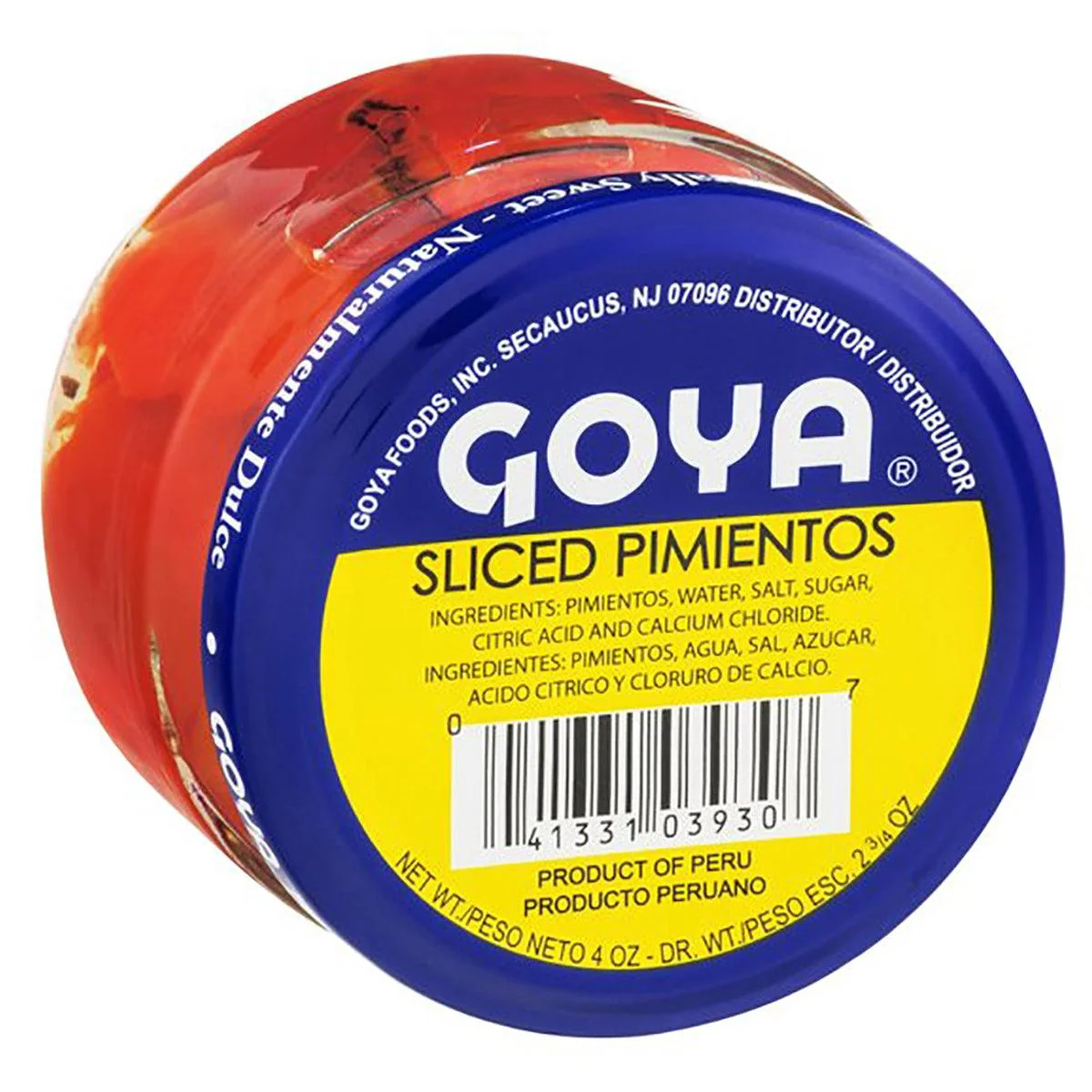 Goya Sliced Spanish Red Pimientos 4oz