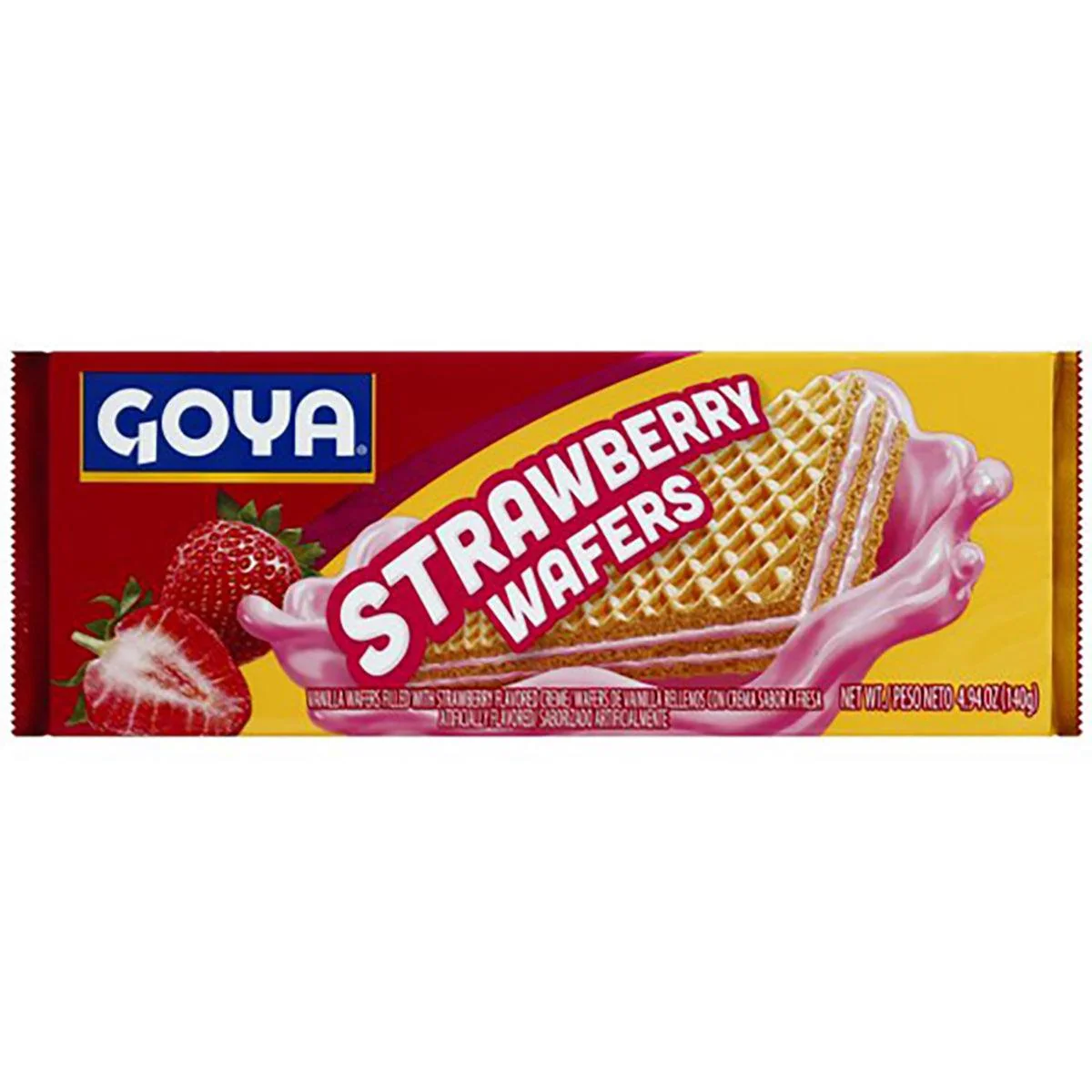 Goya Strawberry Wafers 140g