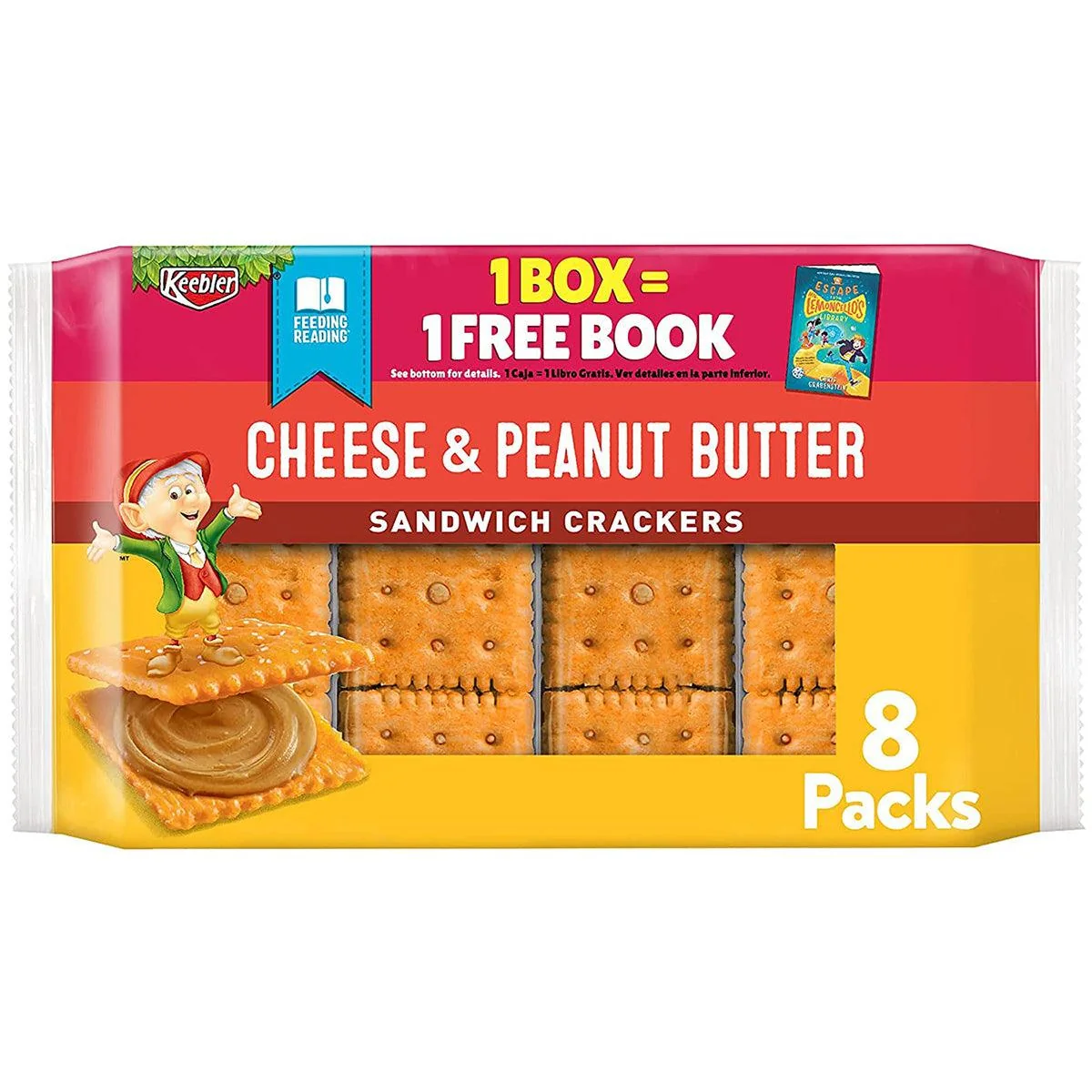Keebler Cheese&Pnt Butter Crackers 10.9o