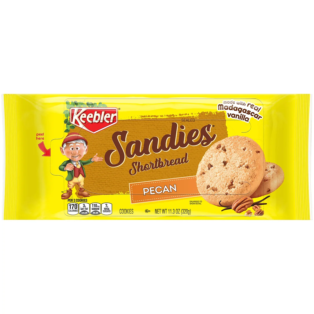 Keebler Sandies Pecan Short Bread 11.3z