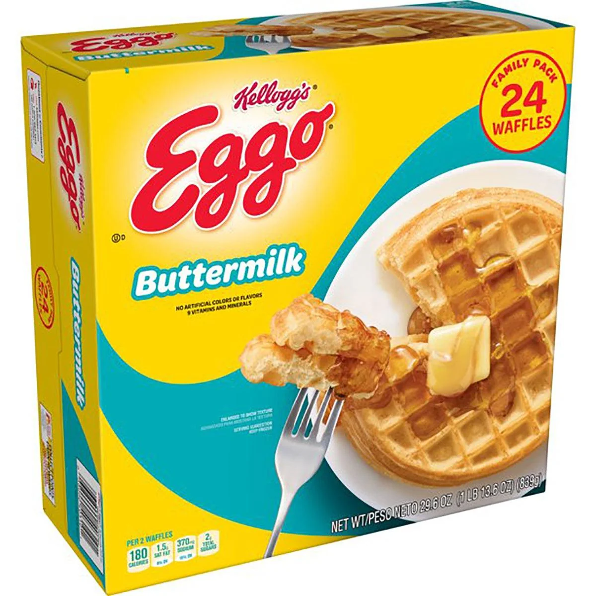 Kelloggs Eggo Buttermilk Waffles