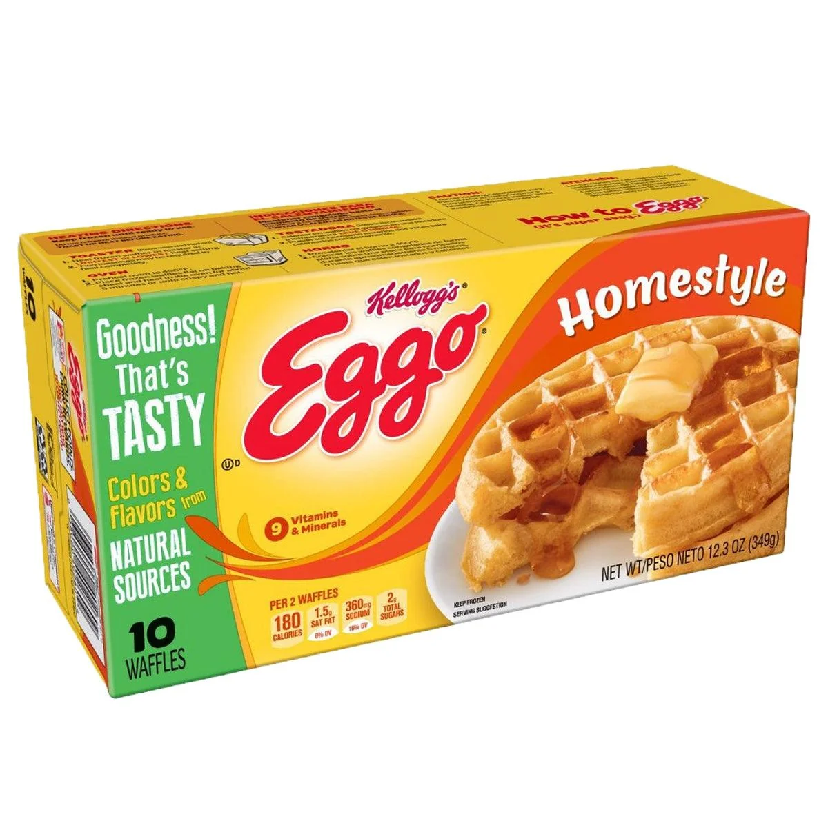 Kelloggs Eggo Homestyle Waffles