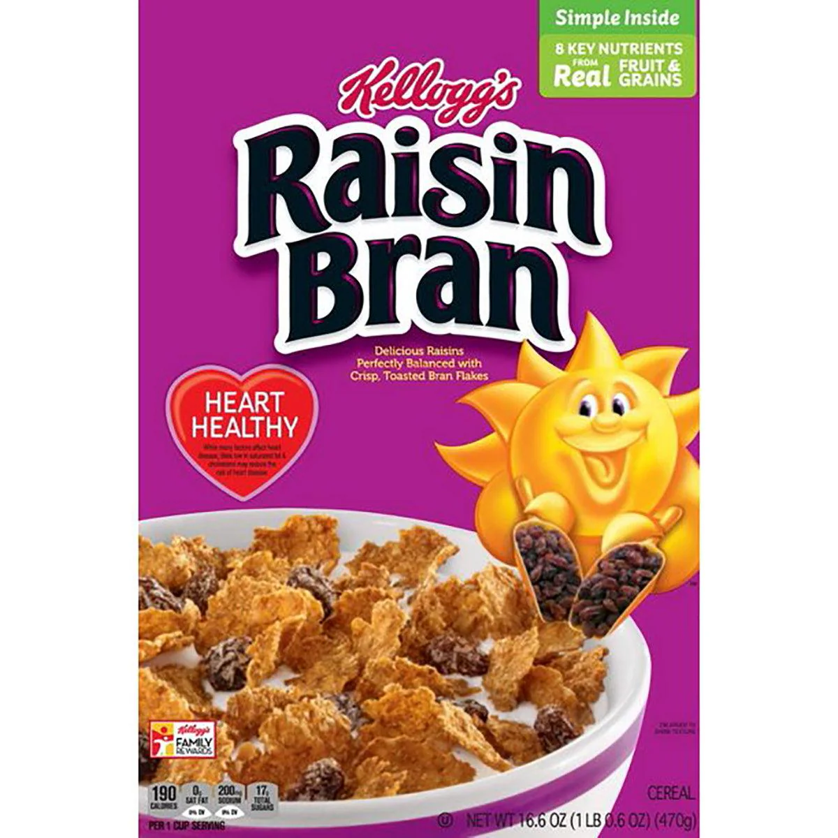Kelloggs Raisin Bran Cereal 16.6oz