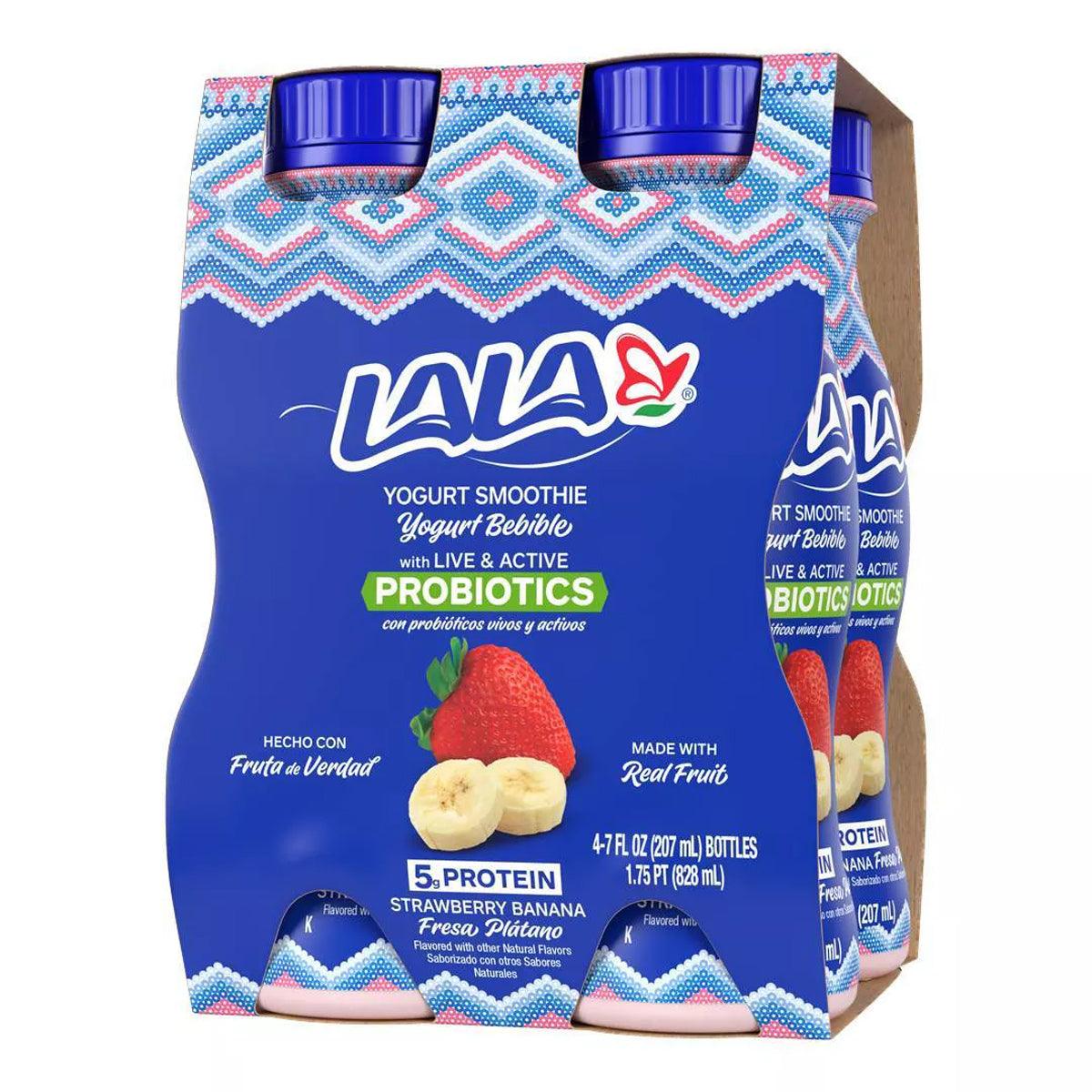 Lala Straw Banana Cereal Ygrt 4 Pk