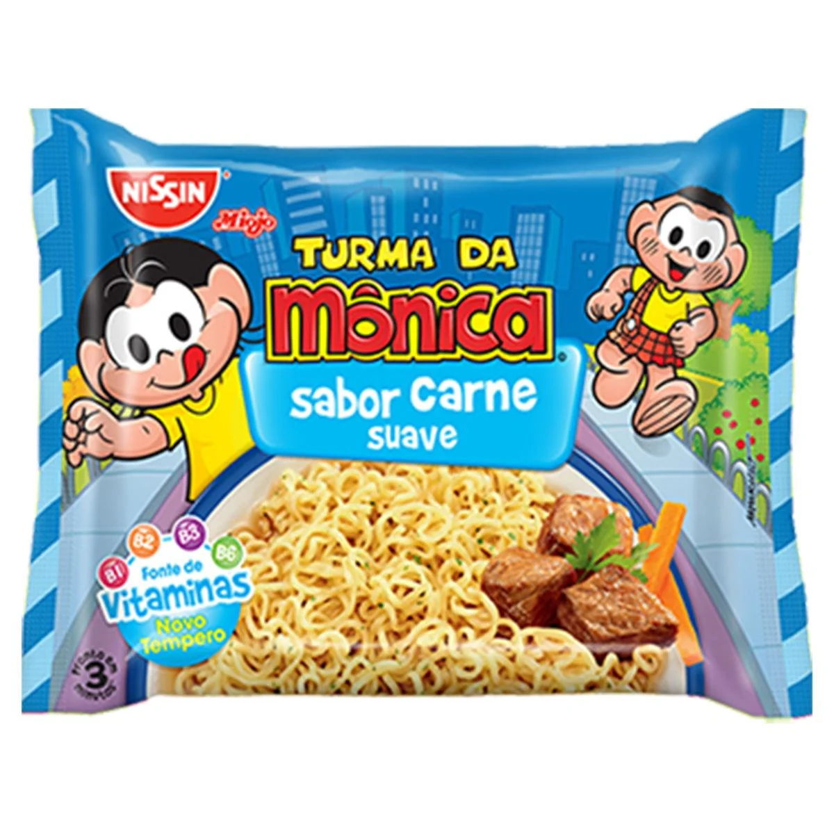 Macarrão Instantaneo Carne Suave Nissin 85g