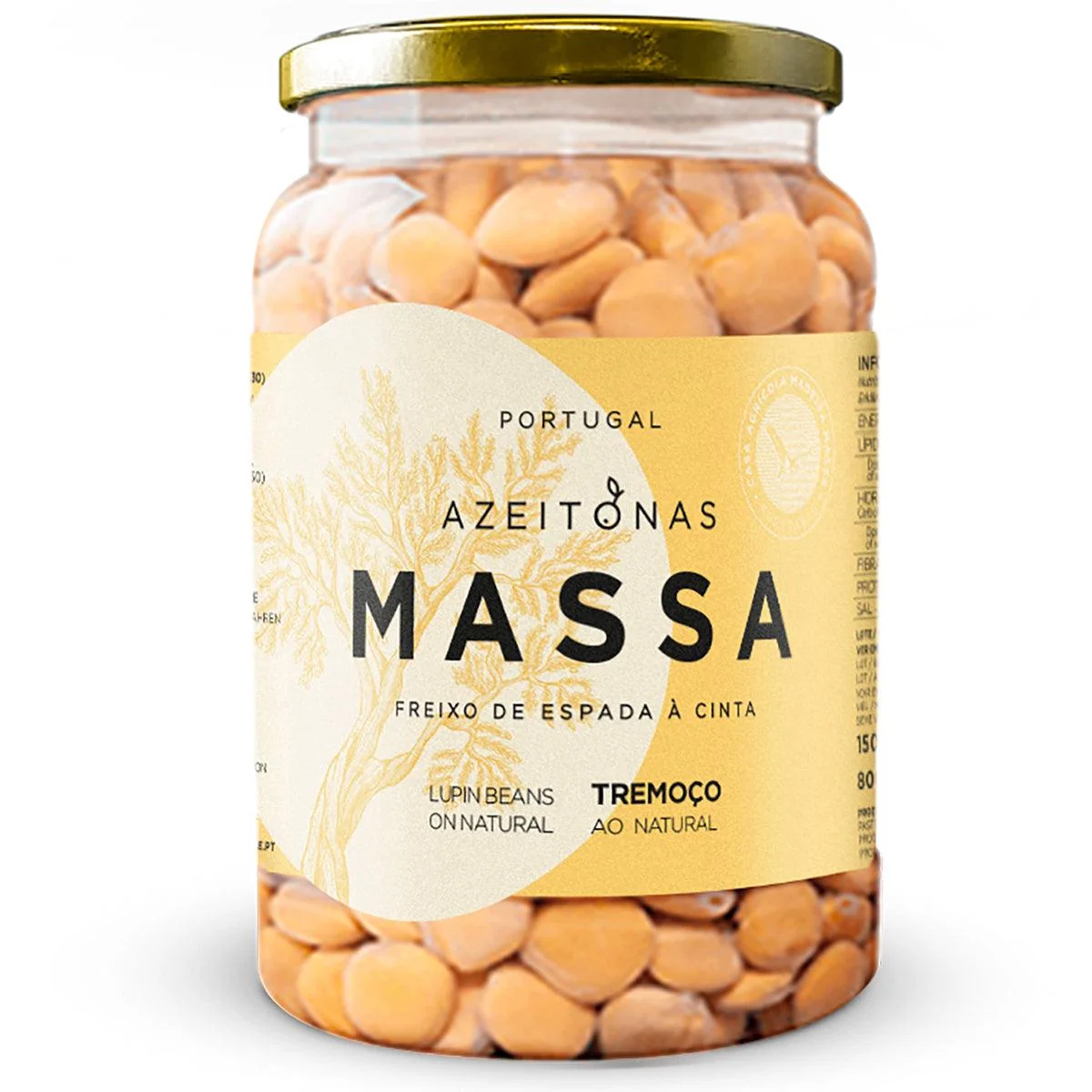 Massa Tremoco Cozido Frasco 1500g