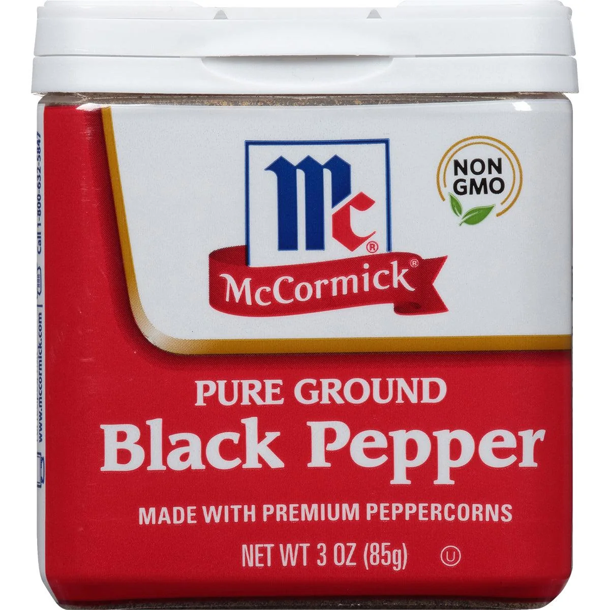 McCormick Pure Ground Black Pepper 3z