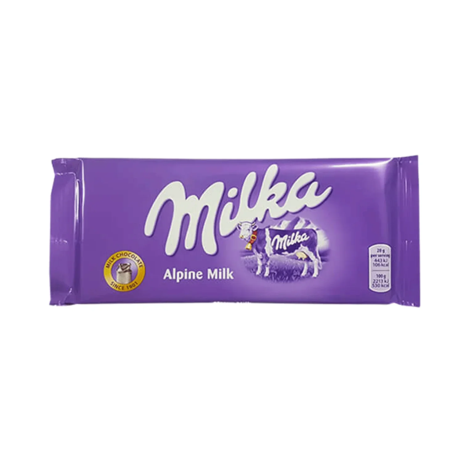 Milka Alpine Milk Choc Bar