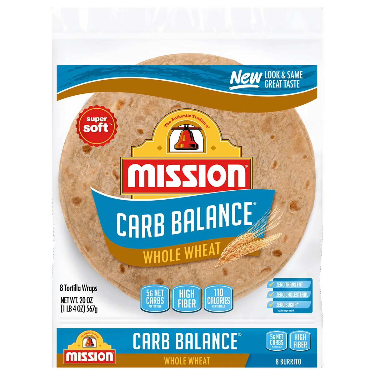 Mission LC Whole Wheat Burrito