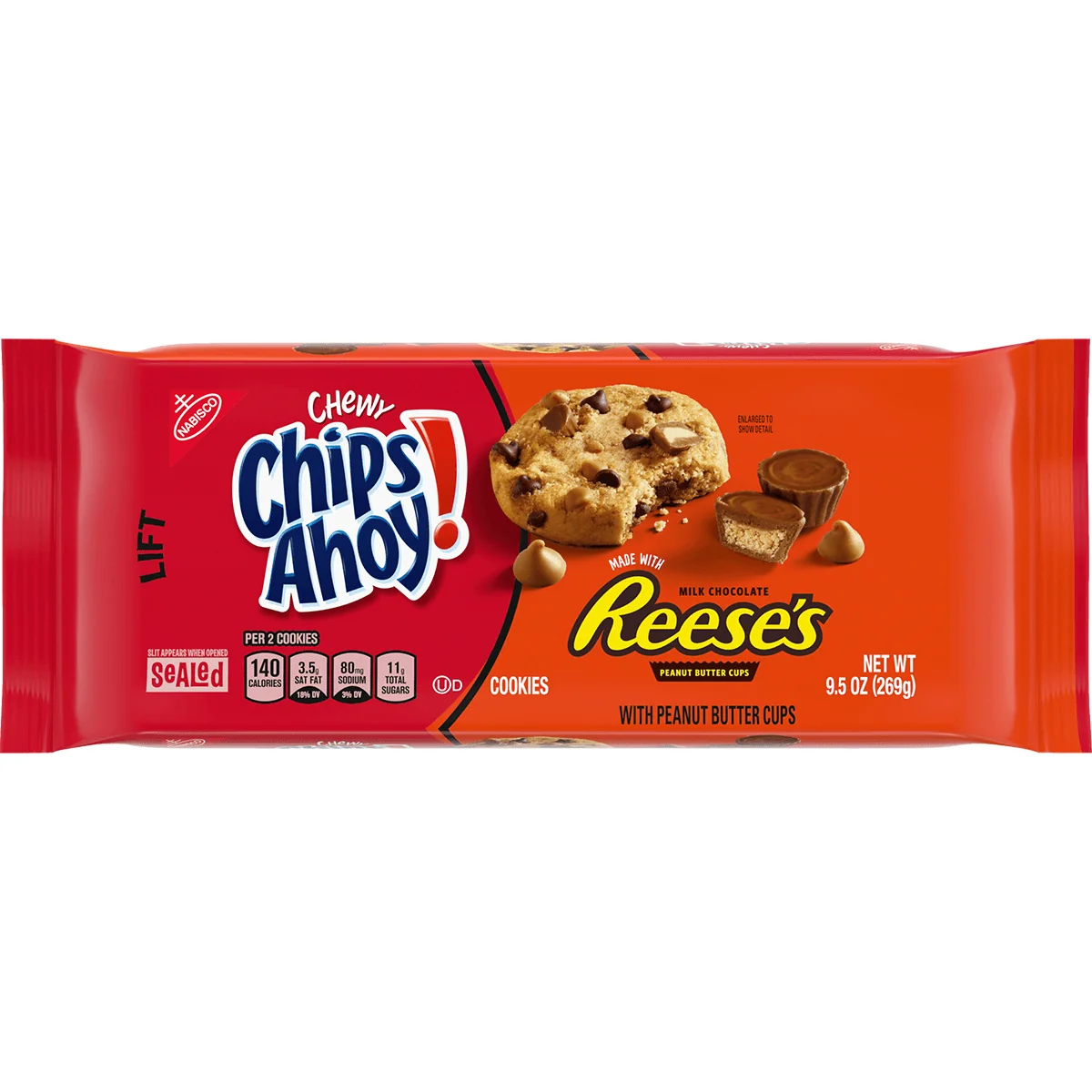 Nabisco Chips Ahoy Chewy Reeses 9.5oz