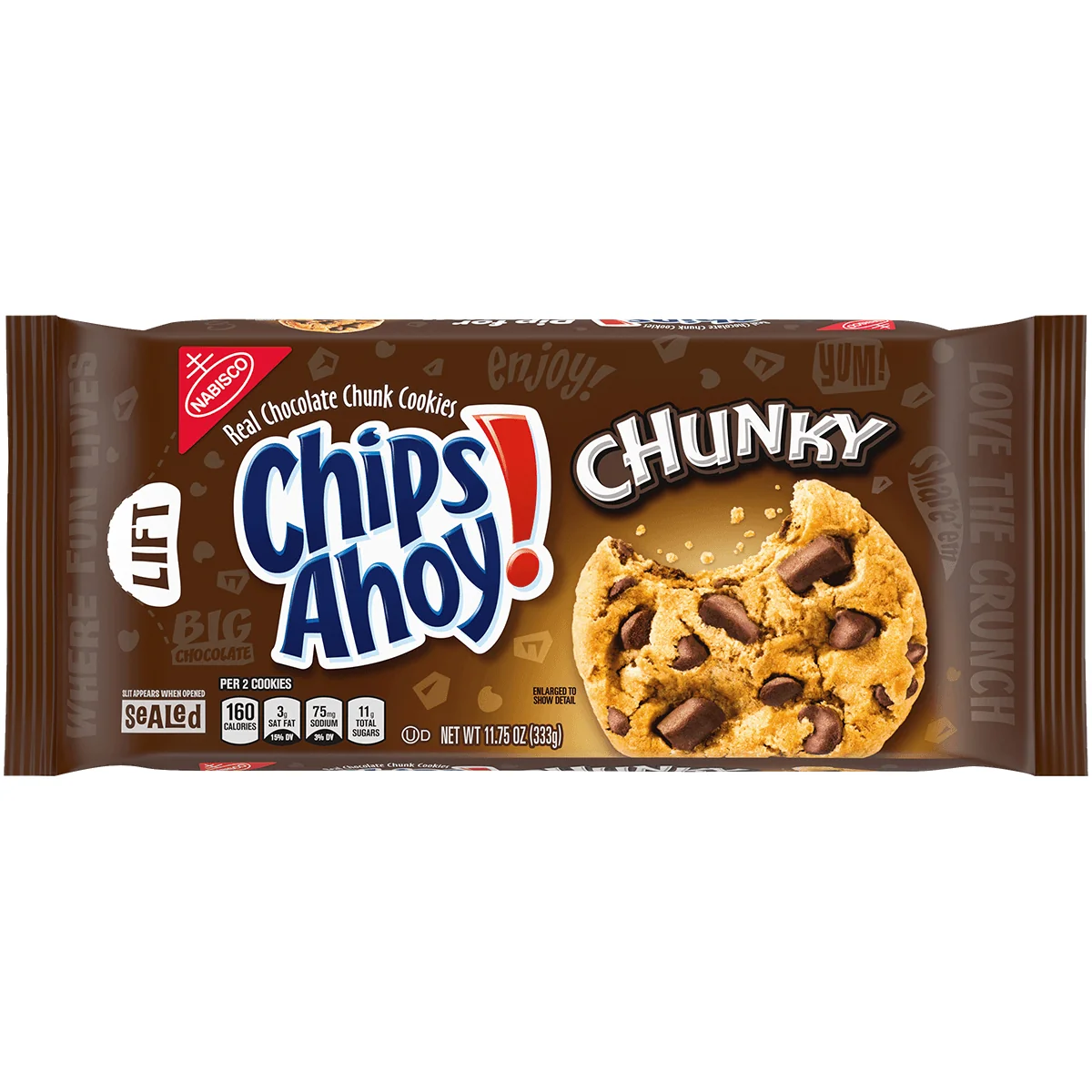 Nabisco Chips Ahoy Chunky Cookies 11.75o