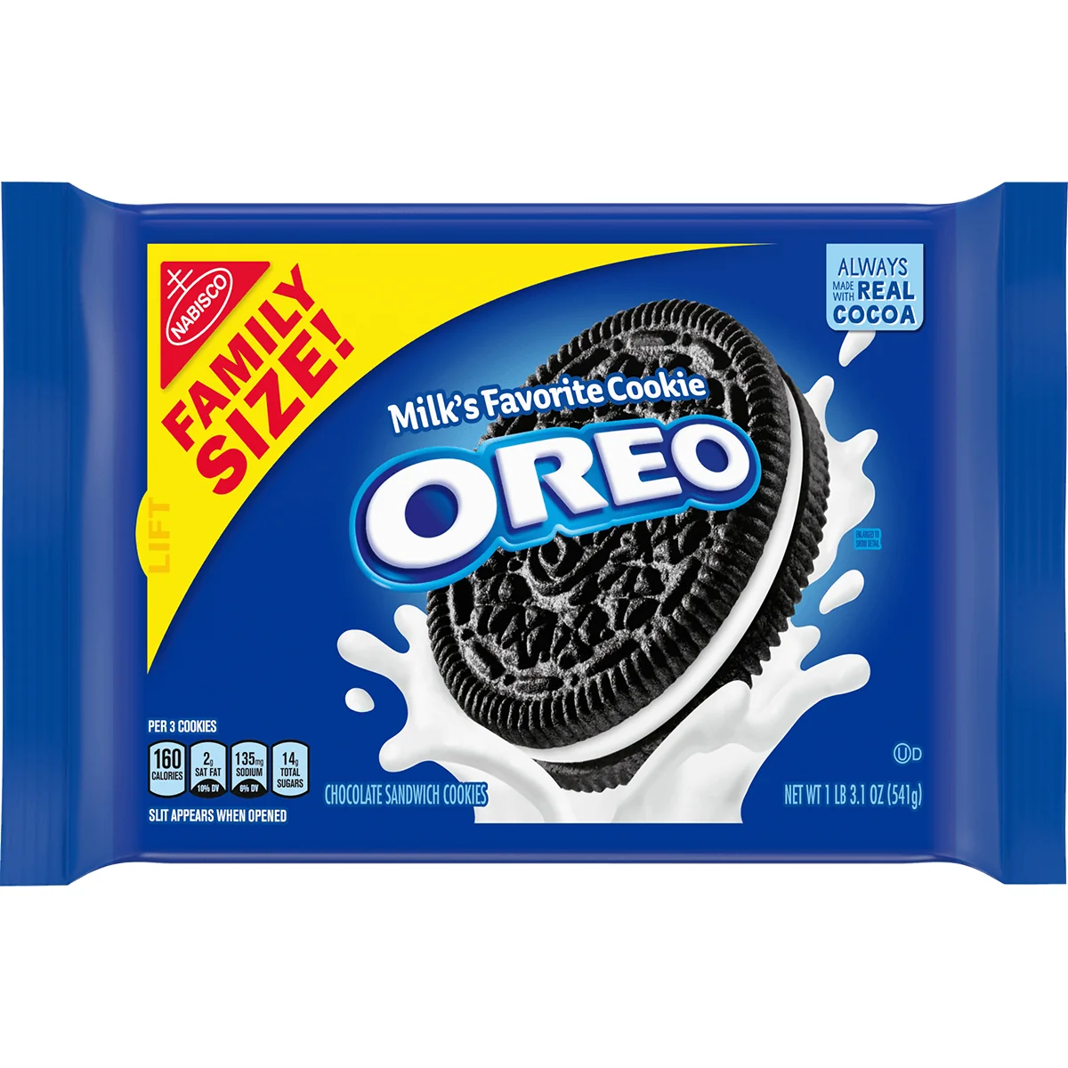 Nabisco Oreo Cookies Family Size 18.12oz