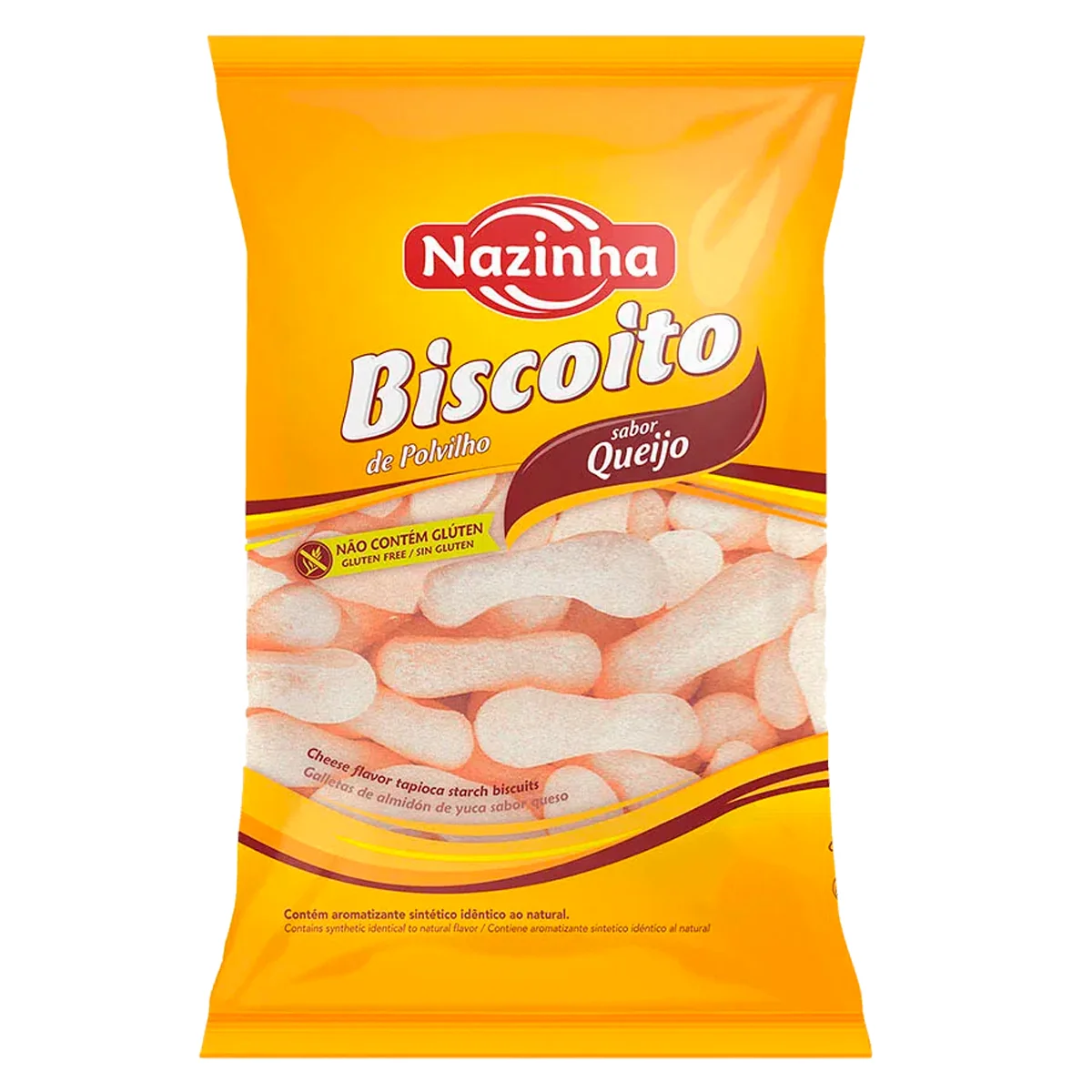Nazinha Biscoito Polvilho Queijo 140g