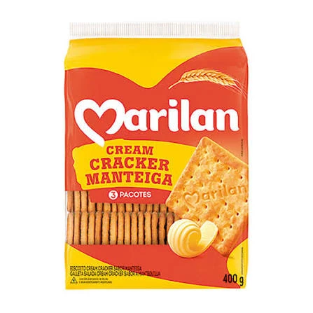 Marilan Cream Cracker Manteiga 3pk