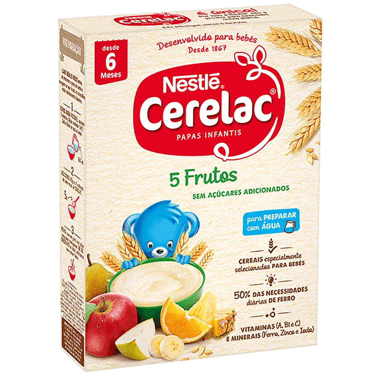 Nestle Cerelac 5 Frutos 250g