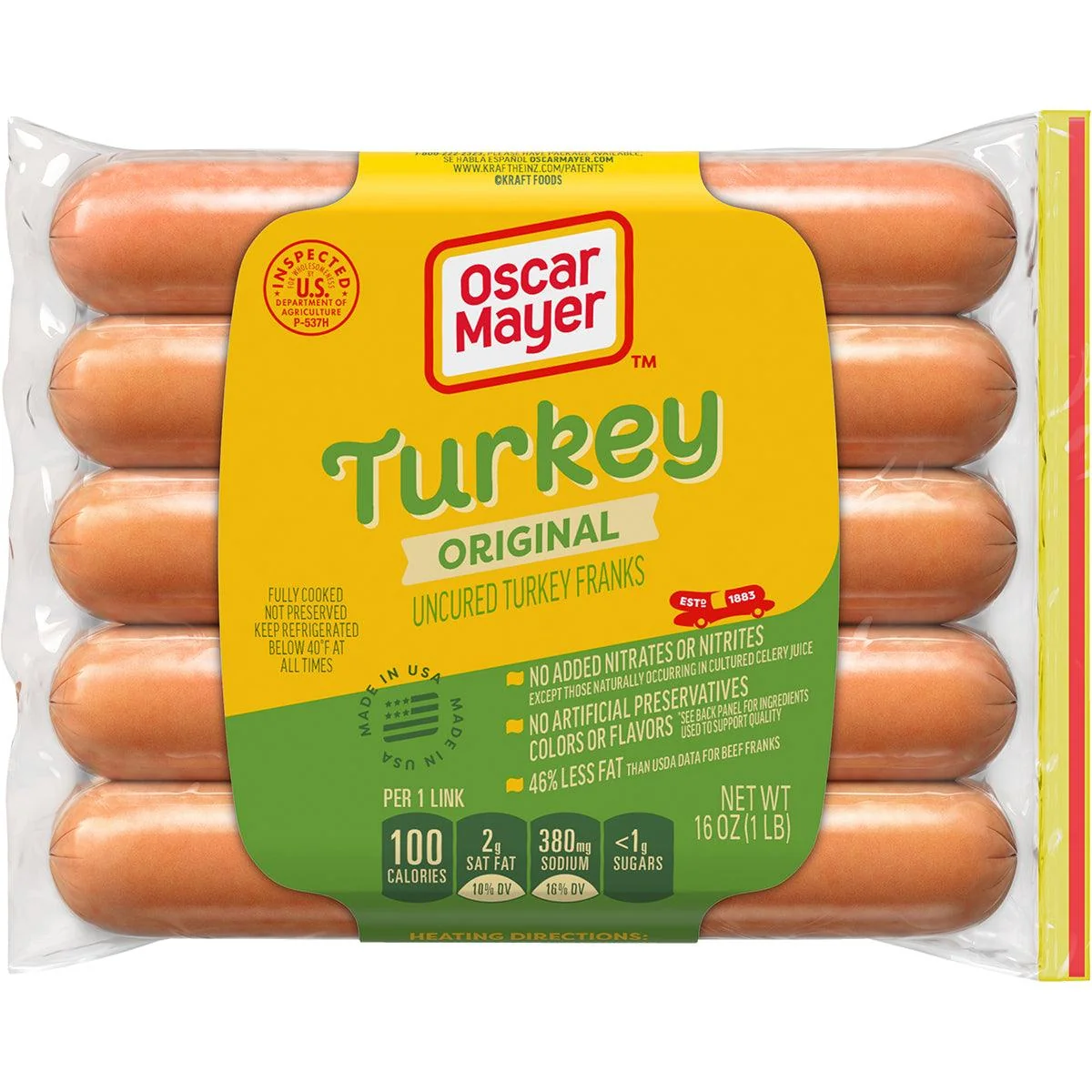 Oscar Mayer Turkey Franks 16oz