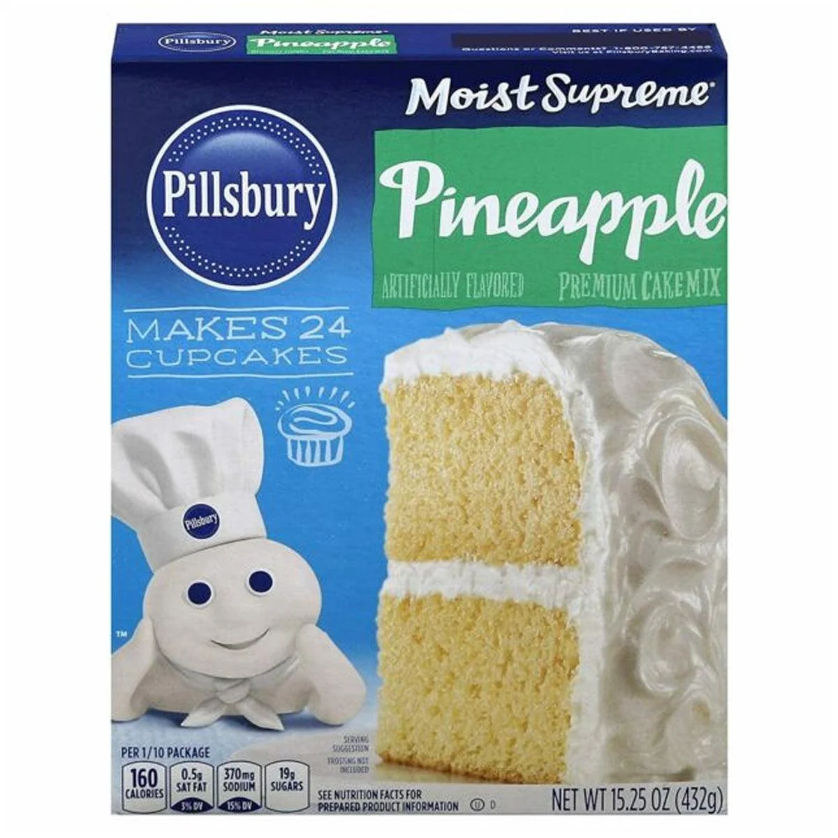 Pillsbury Pineapple Cake Mix 15.25z