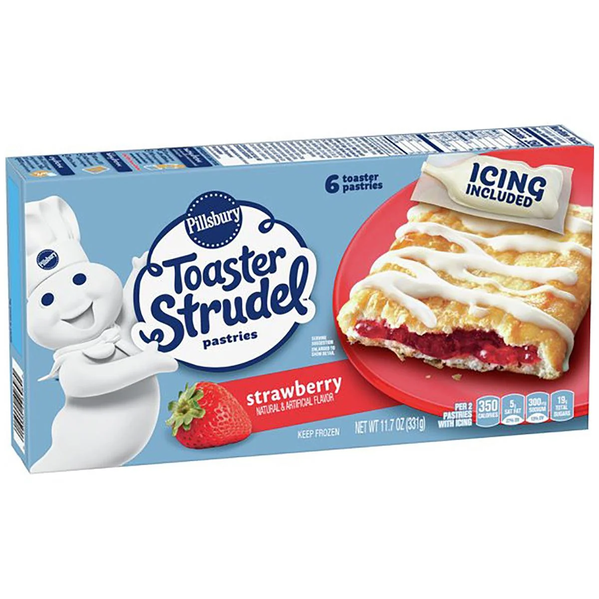 Pillsbury Strawberry Tst Strudel 11.7oz